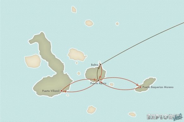 Route Ecuador Santa Cruz Quito Galapagos Backpacker Backpacking Travel