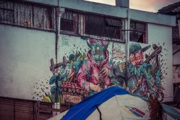 ecuador quito graffiti backpacker backpacking travel