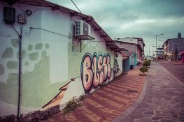 ecuador san cristobal galapagos wreckbay graffiti backpacker backpacking travel