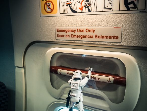 Ecuador Airplane Lufthansa Surfing Stormtroopers Emergency Exit Backpacker Backpacking Travel Ecuador Airplane Lufthansa Surfing Stormtroopers Emergency Exit Backpacker Backpacking Travel